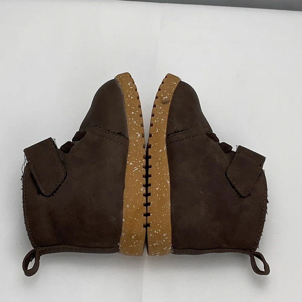 Wonder Nation Toddlers Brown Walker Shoes‎ Sz3 #0221